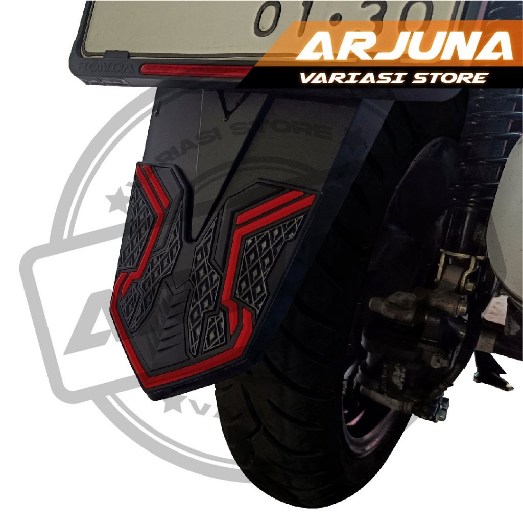 

Rear fender cover PCX 160 tahun 2025 bahan rubber/karet