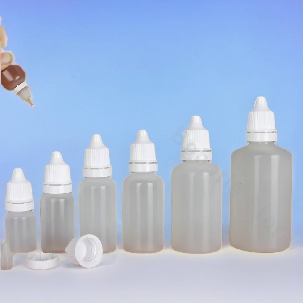 

50PCS 5/10/15/20/30/50ML Wholesale Eyes Liquid Dropper Refillable Bottles Empty Plastic Squeezable Travel Paint