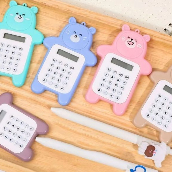 

KALKULATOR MINI PORTABLE BEAR BERUANG/KALKULATOR MINI BERUANG/KALKULATOR SIMPEL DAN PRAKTIS