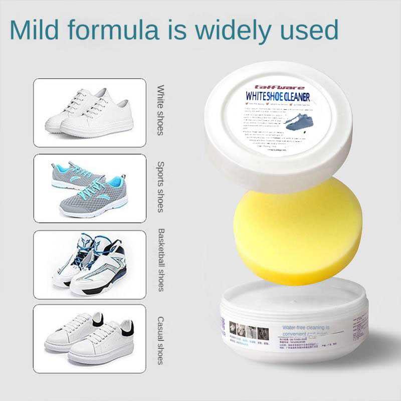 Taffware Krim Pemutih Pembersih Sepatu Sneakers 260g with Spons - Q220 - JM