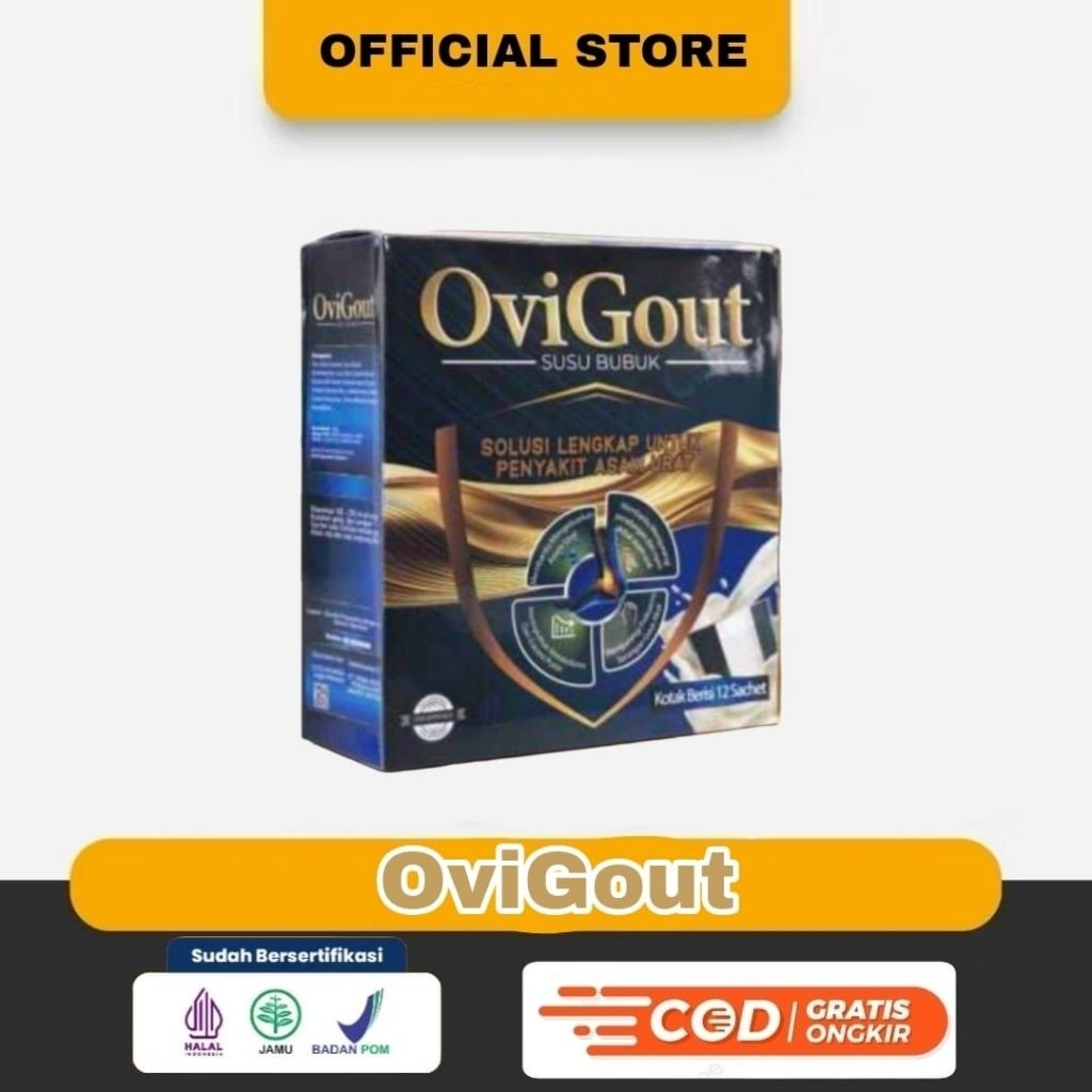 

OVIGOUT MILK SUSU OBAT ASAM URAT KOLESTROL DARAH TINGGI NYERI PADAH TULANG DAN SENDI