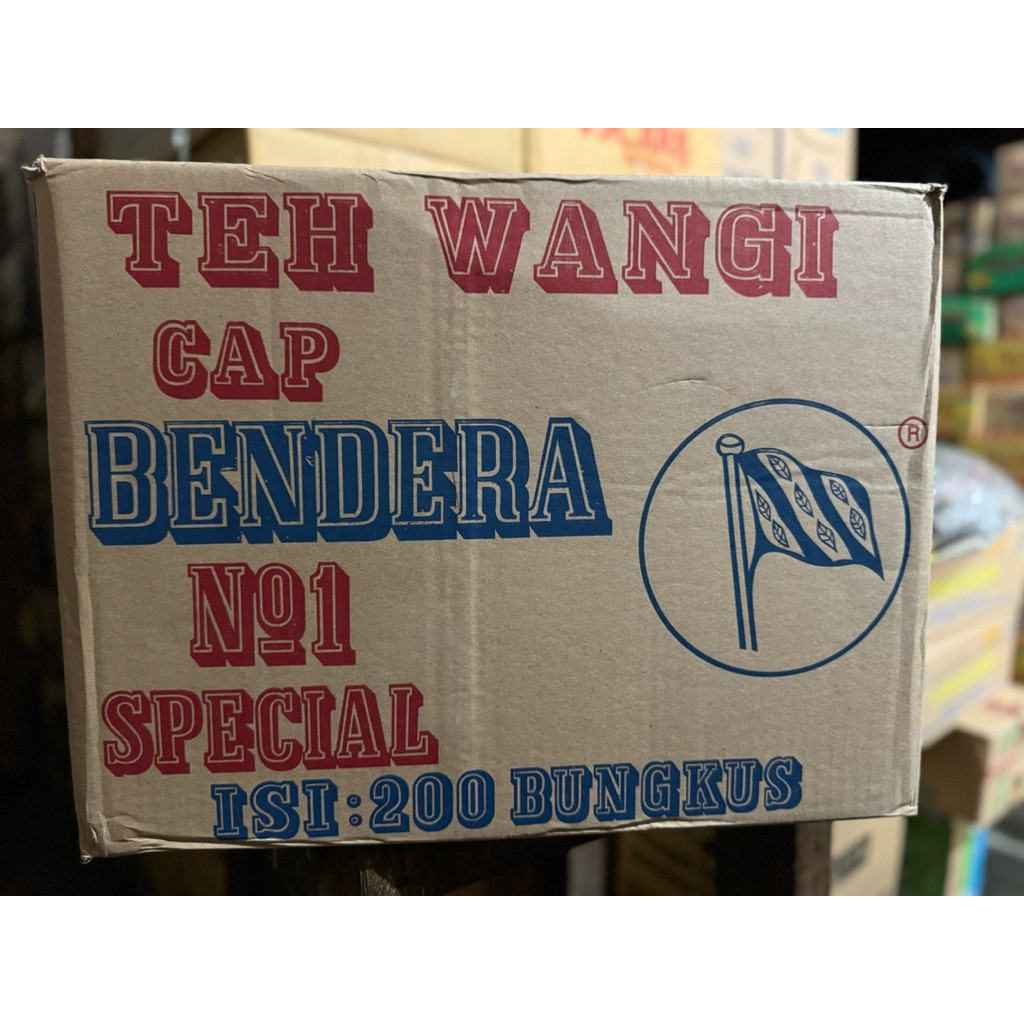 

Teh Bendera Bubuk 50 gram @ 200 kotak / 1 dus