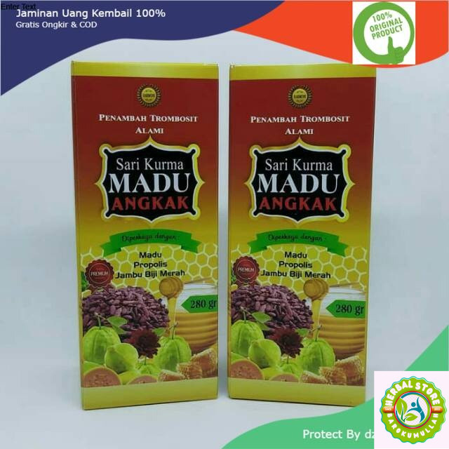

Madu Angkak Harmoni plus jambu biji Asli original 280 gr