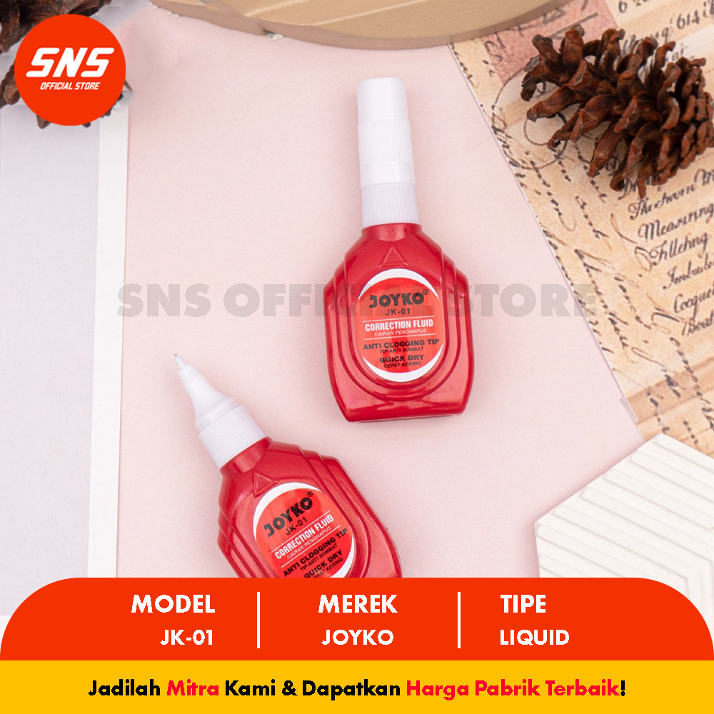 

TIPEX CORRECTION TAPE CAIR JOYKO - RAJA PACKING INDONESIA