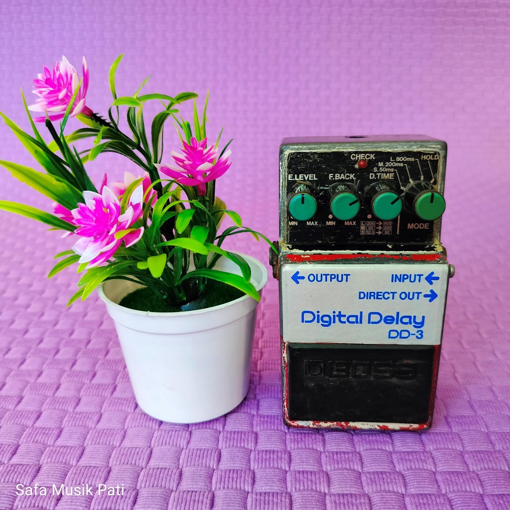 BOSS Digital Delay DD-3 Efek Gitar Normal, Original