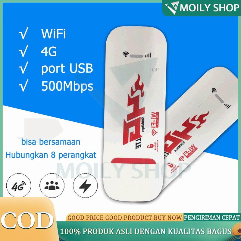 Modem WIFI USB 4g All Operator LTE Modem USB 500Mbps Modem Mifi COD Support 10 Devices/Modem WIFI US