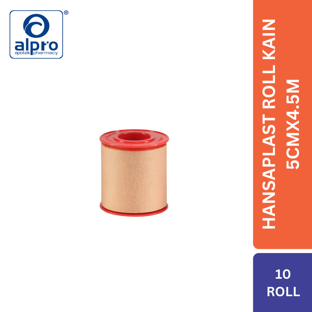 Hansaplast Roll Kain 5Cmx4.5M 10S