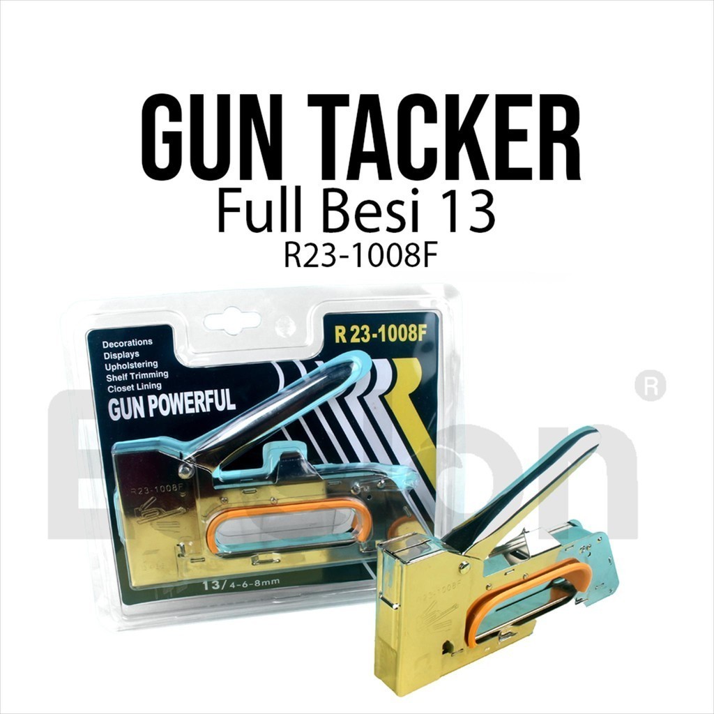

❤️️Stapler Tembak FULL BESI / Gun Tracker / Staples Sofa Jok Motor❤️️