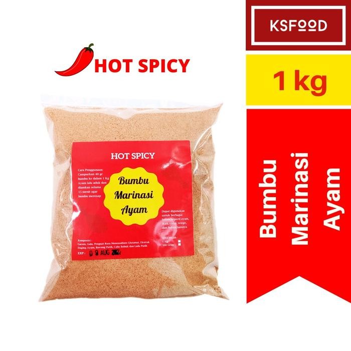 

Bumbu Marinasi Ayam Hot Spicy - Kemasan 1 kg
