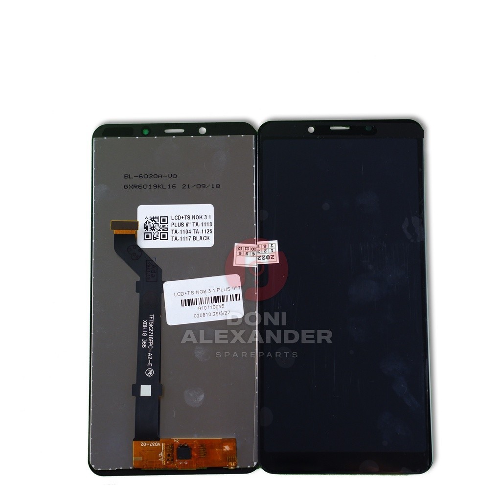 LCD TOUCHSCREEN NOKIA 3.1 PLUS COMPLETE ORIGINAL