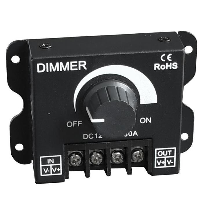 DIMMER DC 12V 24V 30A PENGATUR KECERAHAN LED STRIP BRIGHTNESS ADJUSTER - DIMMER DC