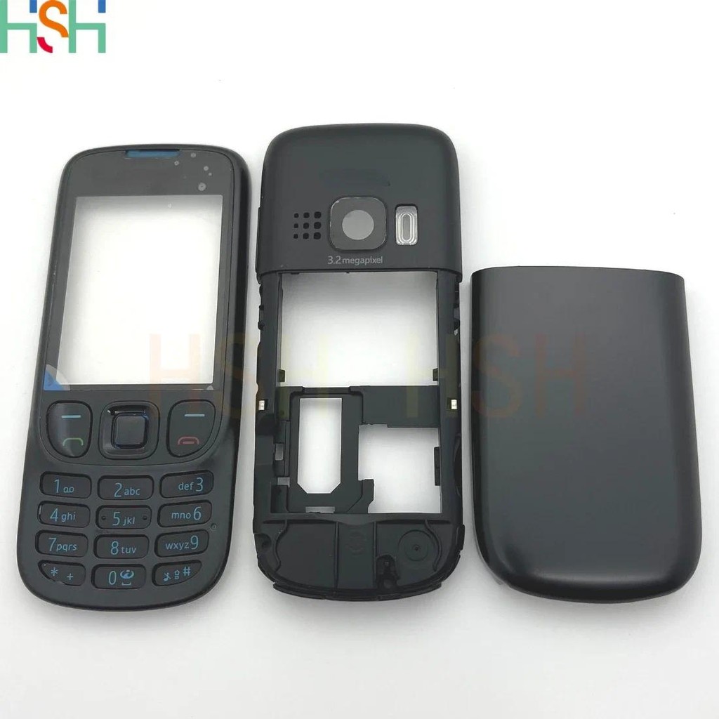 For Nokia 6303C 6303i 6303 New Full Phone Housing Cover Case Repair parts +English Keypad