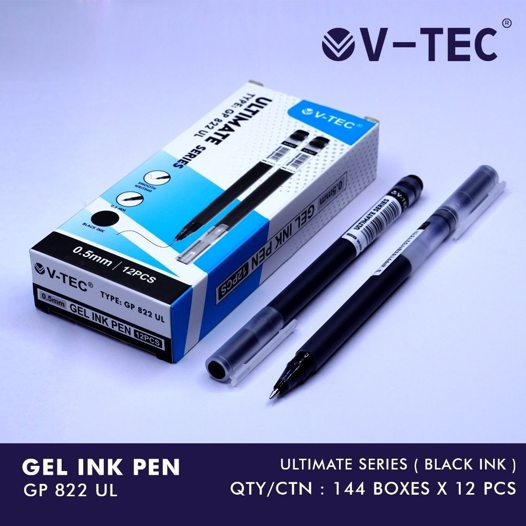 

Pulpen Gel GP 822 UL 0.5mm – Big Capacity Gel Pen Warna Hitam Harga Grosir Bisa Cod