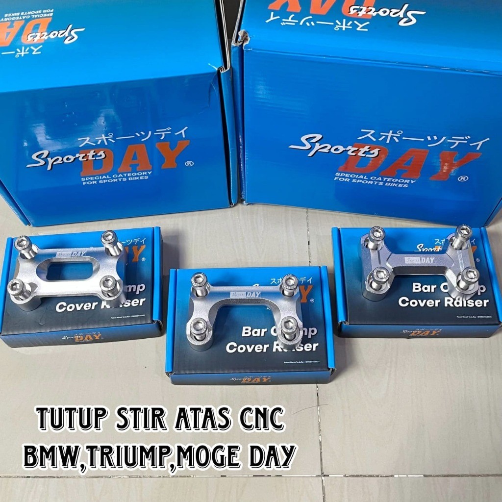 Raiser Tutup stir Triumph  BMW Day pnp Ninja R Aluminium CNC Import set Baut L Stainles