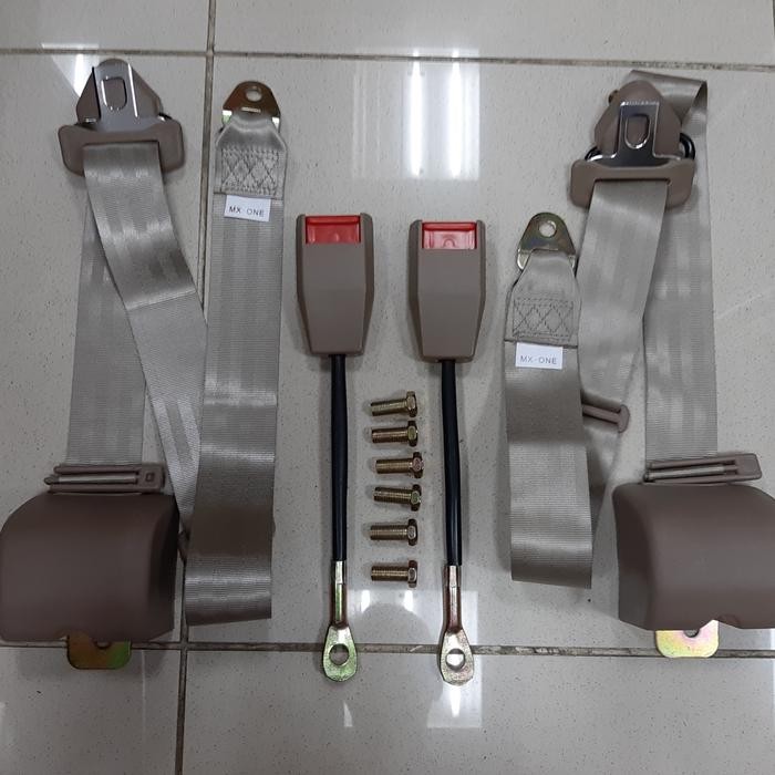 Hot Produk Safety belt mobil otomatis 3 point CREM  Terbaik dan Terlaris