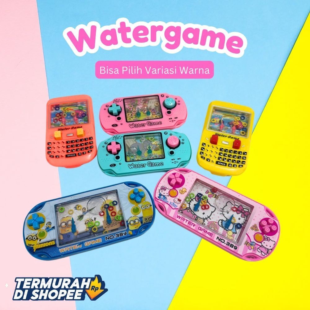 Mainan Anak WATER GAME GIMBOT AIR/ big psp watergame/ mainan air ring/ gimbot/ game air mainan jadul