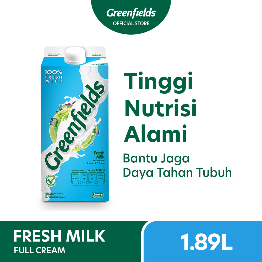 

[Special Price] Susu Segar Greenfields - Fresh Milk Full Cream 1,89L