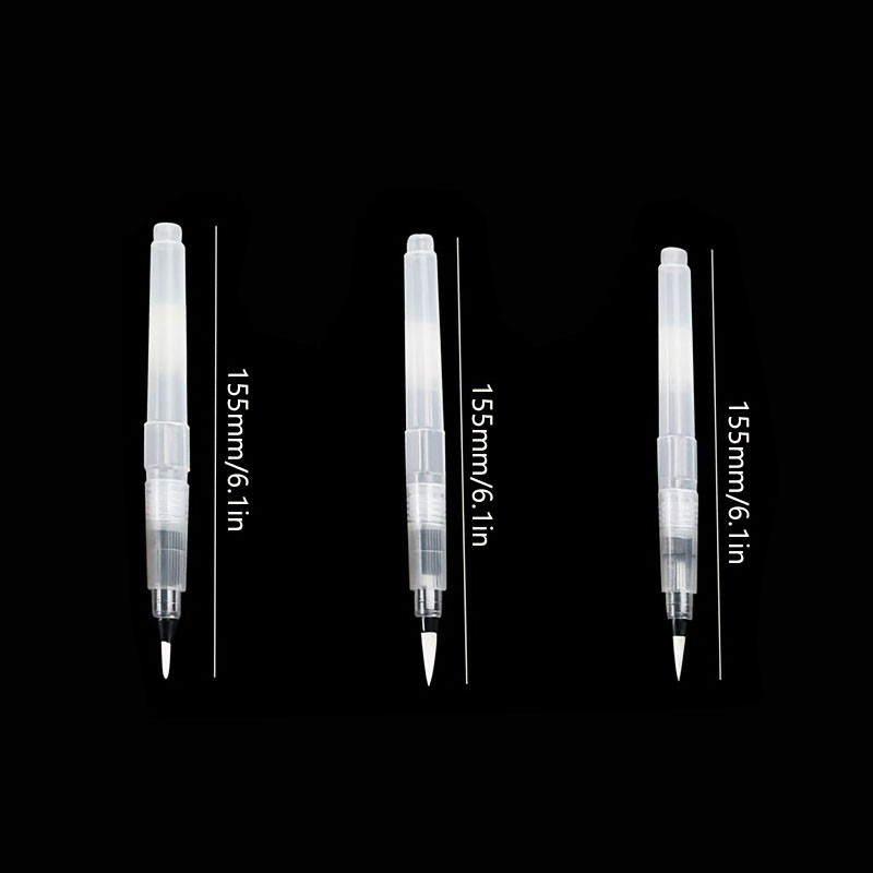 

3/36pcs Refillable Water Color Brush Pen Set Multi Purpose Artist Grade Watercolor Brushes for DIY Painting & Lettering