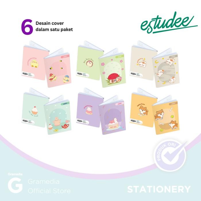 

Gramedia Estudee Buku Tulis K B5 Fancy Cute Isi 6