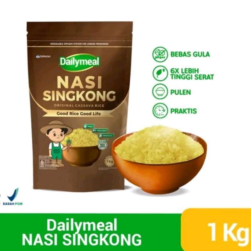 

DailyMeal Rice Nasi Singkong 1 Kg | Cassava Rice