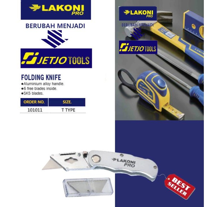 

Pisau Cutter / Folding Knife Lakoni Pro