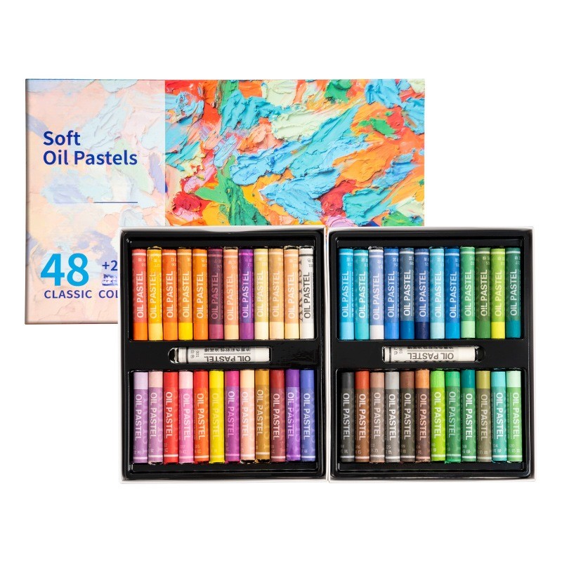 

Super soft heavy color oil painting stick children do not dirty hands non-toxic safe crayon 24 color oil painting stick set