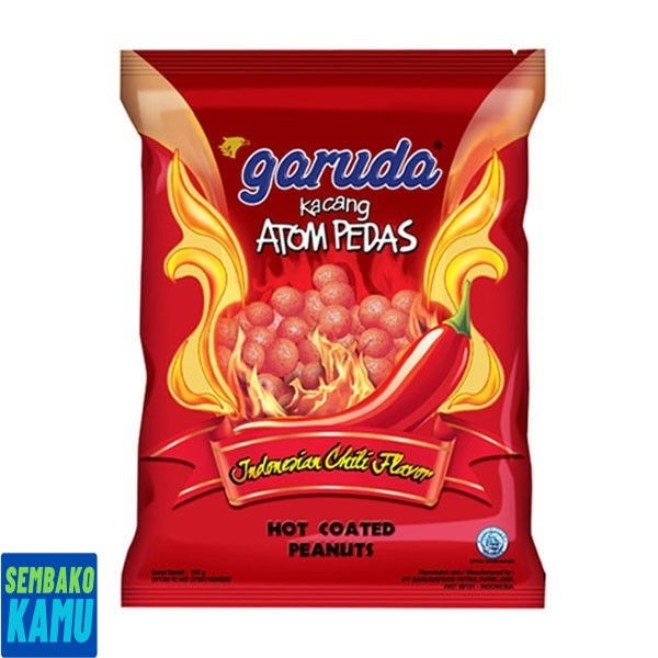 

Garuda Kacang Atom Pedas 100 gr Bag