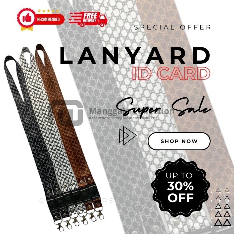 

Lanyard Id Card Aestetic Motif Luxury