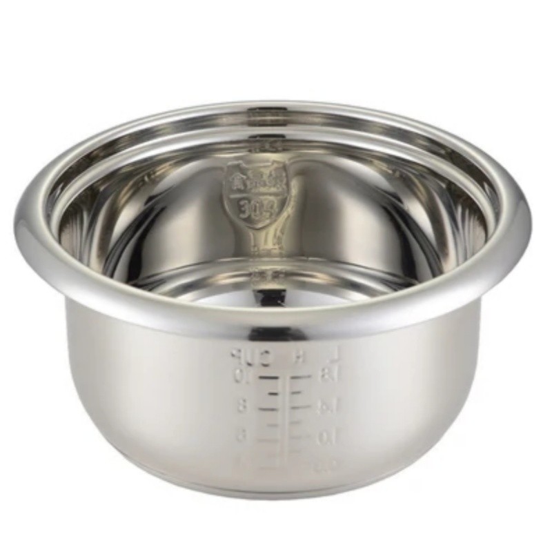 1L 304 stainless steel rice cooker inner container Non stick Cooking Pot Replacement Rice Cooker lin