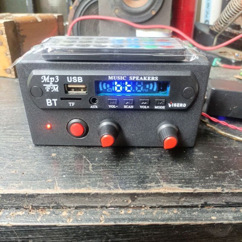 Ampli mini 5volt plus mp3 player bluetooth