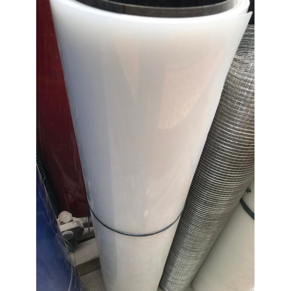 plat fiber pagar hitam polos (TEBAL)/ plat fiber pagar/ penutup pagar - Putih