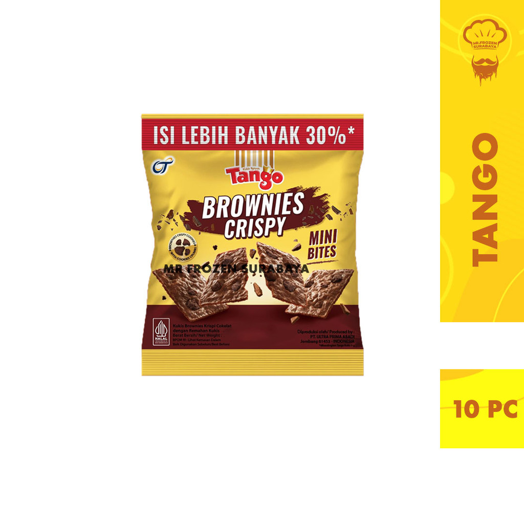 

Tango Brownies Crispy Mini Bites Kemasan 12gr x 10 pc