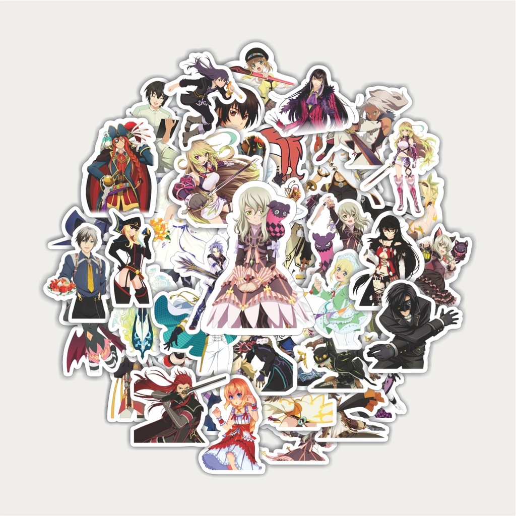 

Sticker Pack Stiker Game Series Tales Of Series Karakter Mix 2 | Sticker TUMBLR | Stiker LAPTOP KOPER HELM