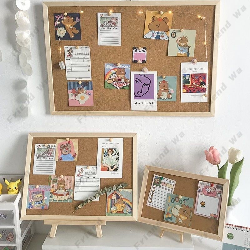 

Papan display / Papan pesan / Papan foto / Aksesori gratis / Papan hias berbingkai