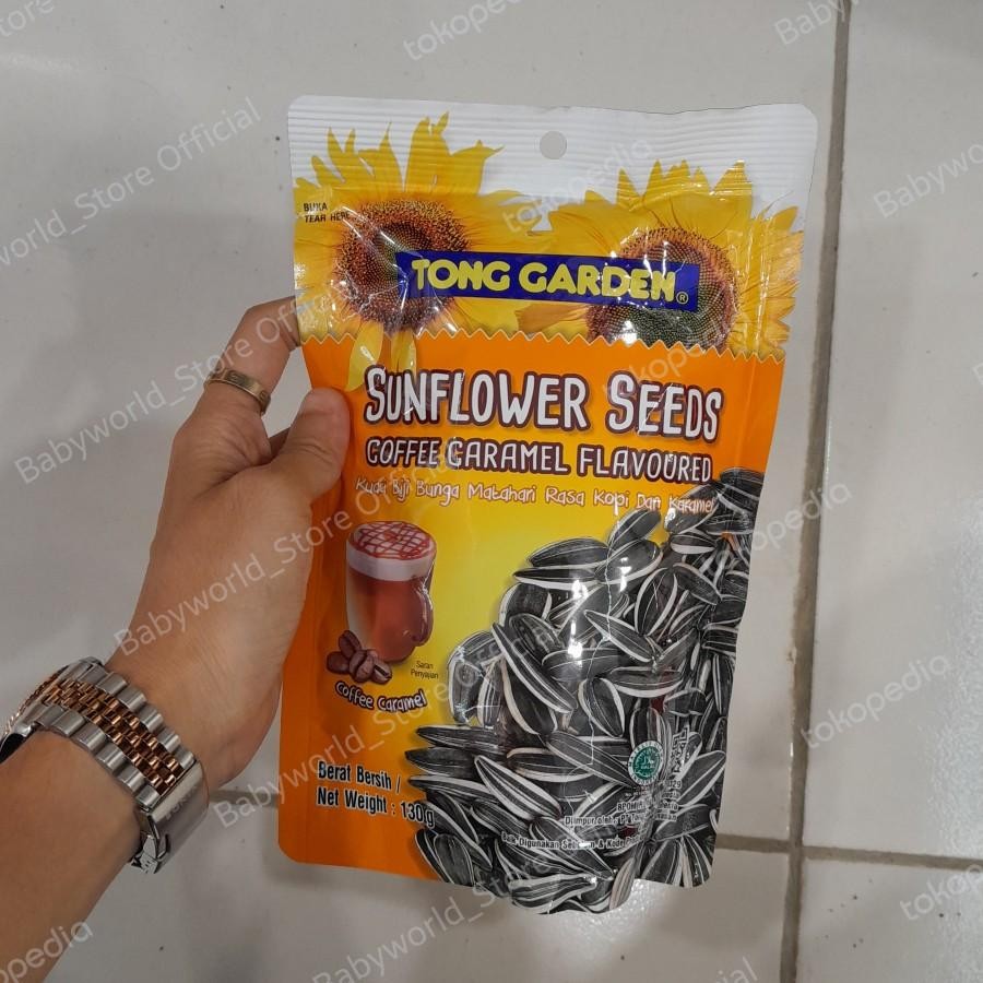 

Tong Garden Sunflower Seeds Kuaci Rasa Kopi Karamel 130gr