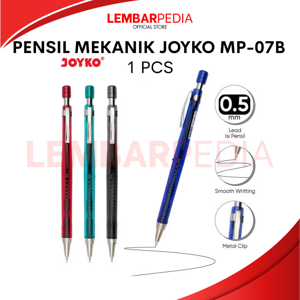 

PENSIL MEKANIK JOYKO MP-07B 0.5MM METAL CLIP PER PCS