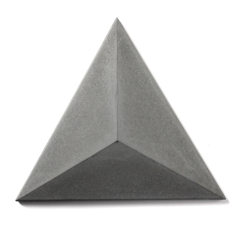 

Nicole Silicone Wall Panel Concrete Mold 3D Triangle Handmade Wall Decoration Making Mould