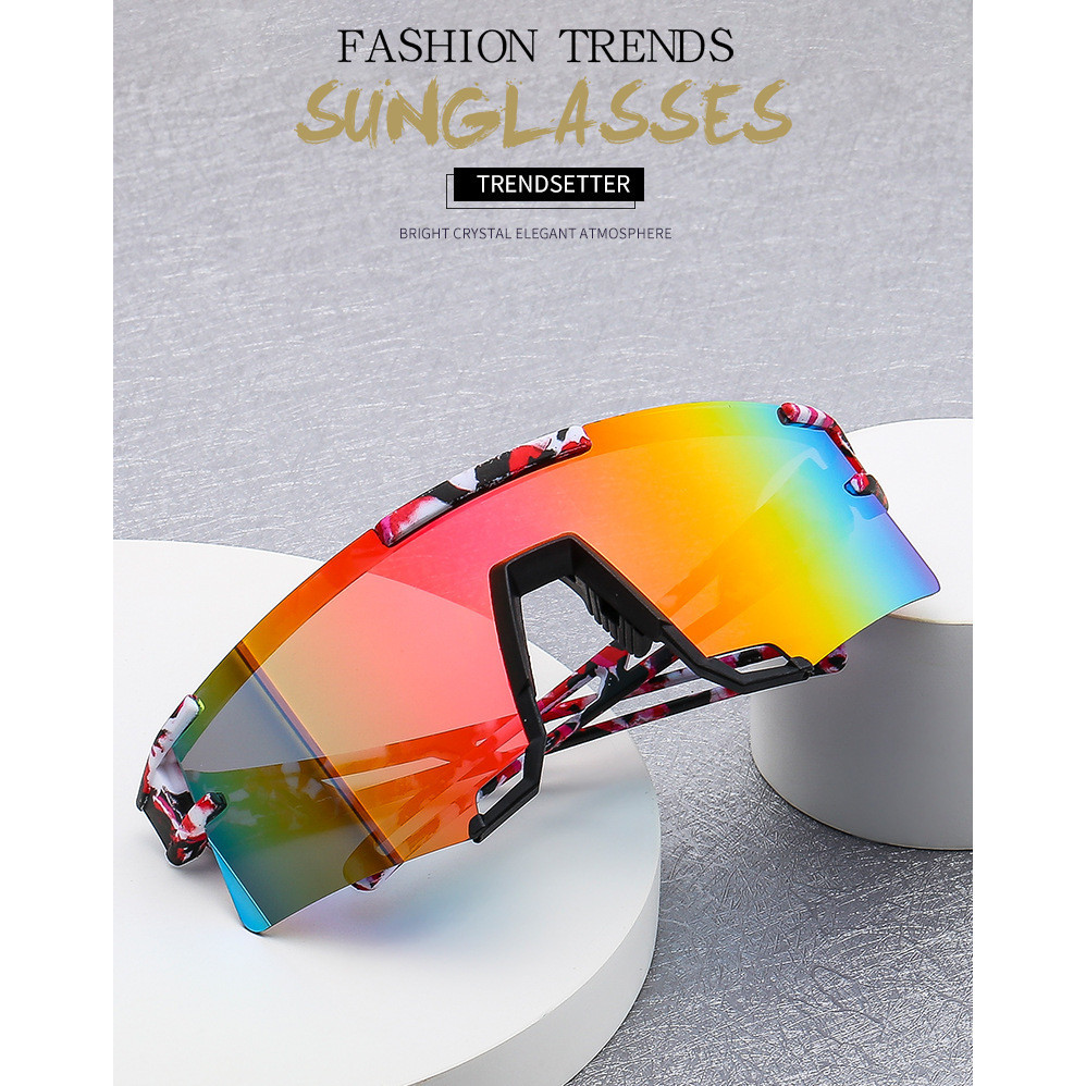 << ORIGININAL >> Kacamata KO0DE AE bersepeda, kacamata olah raga luar ruangan, kacamata lari memanci