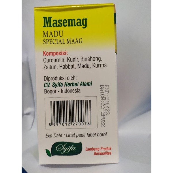 

[HARGA PROMO] Terbaru Madu MASEMAG 350gr Spesial Maag Madu Lambung Garansi Berkualitas
