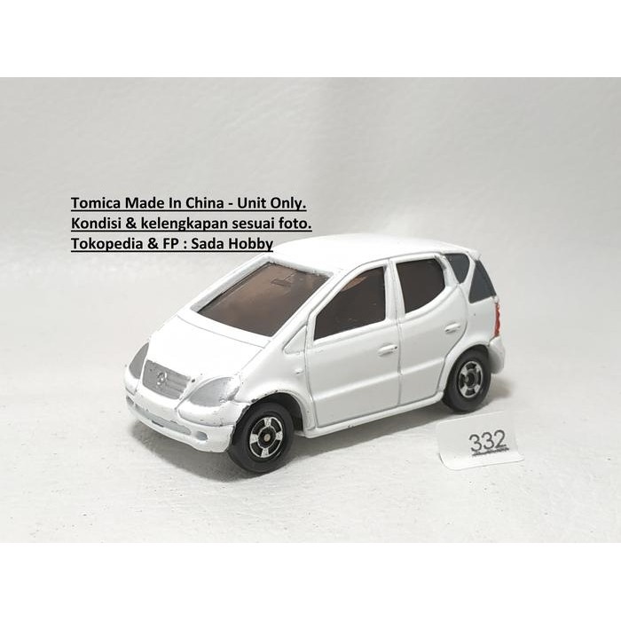 AD99 Tomica No 107 Mercedes Benz A Class Putih Unit Only