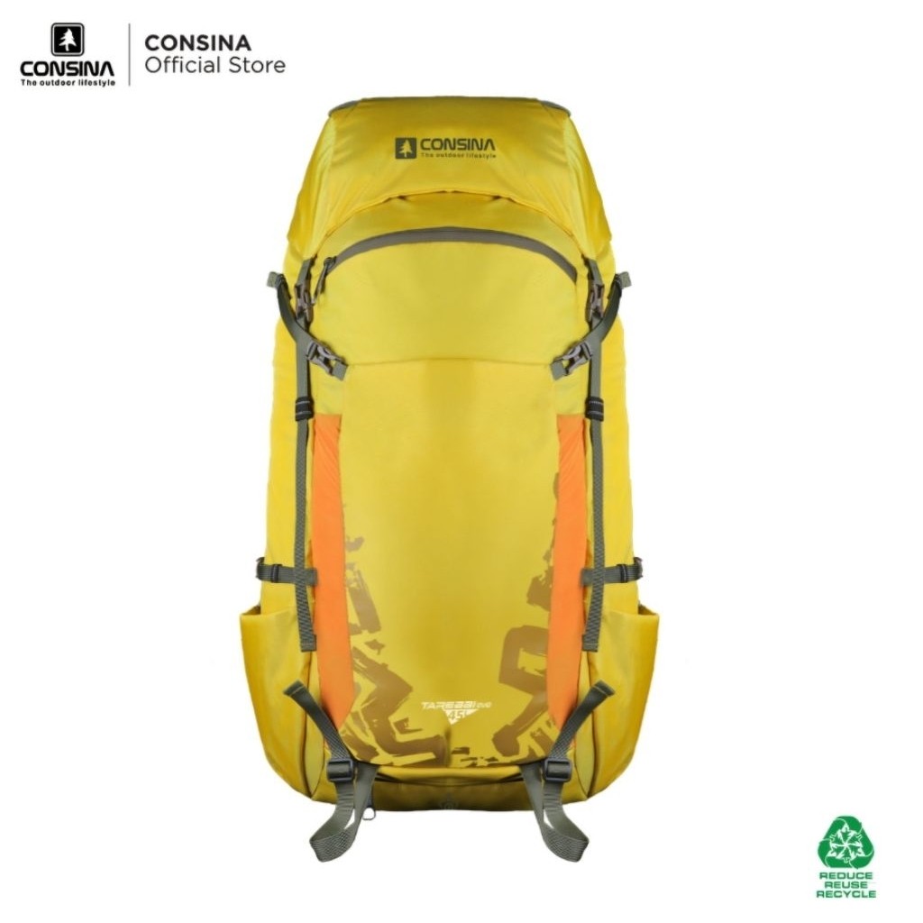 CONSINA. TAREBBI EVO 45 LITER RANGSEL CARRIER + RAIN COVER