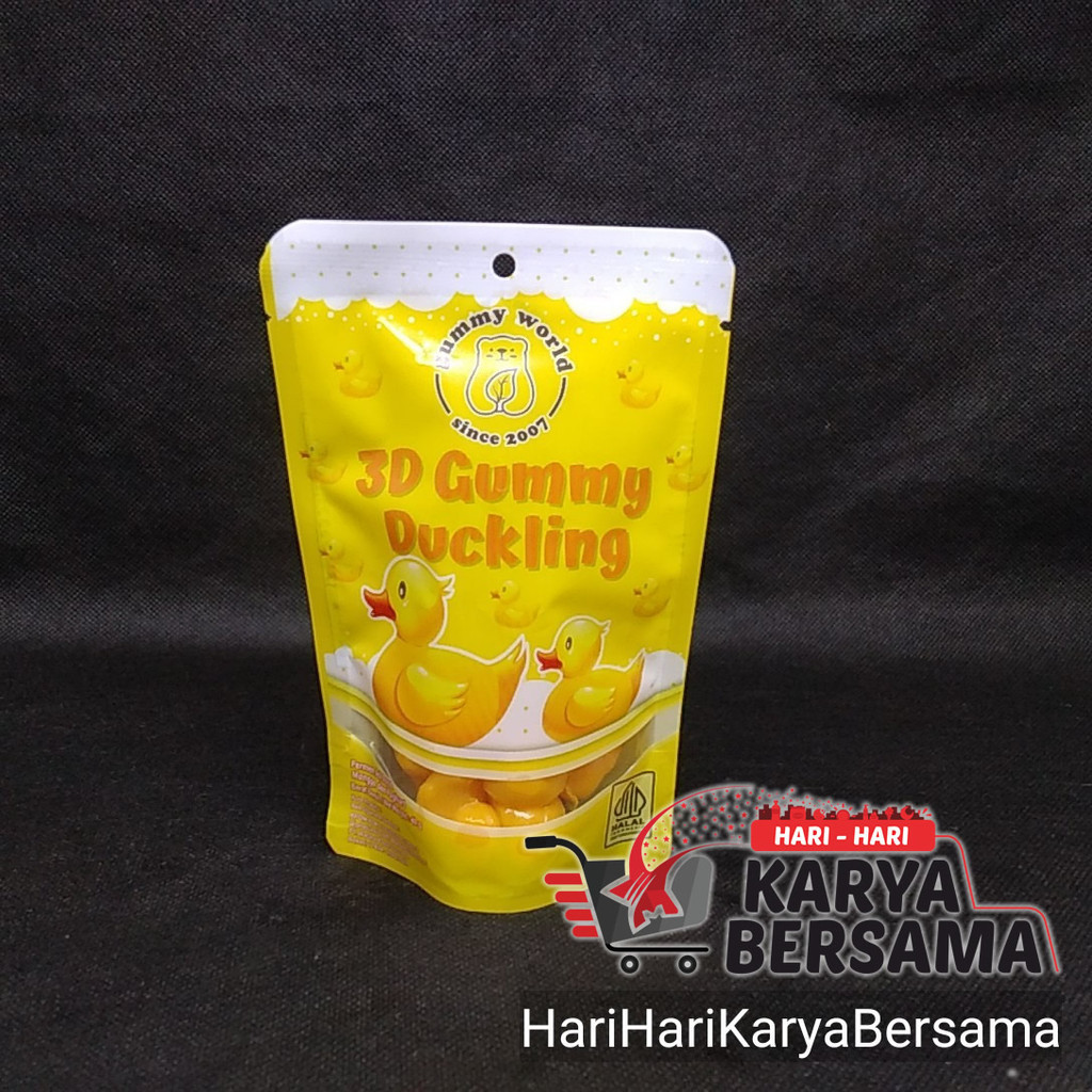 

GUMMY DUCKLING 3D PERMEN JELI RASA MANGGA & YOGHURT 40GR