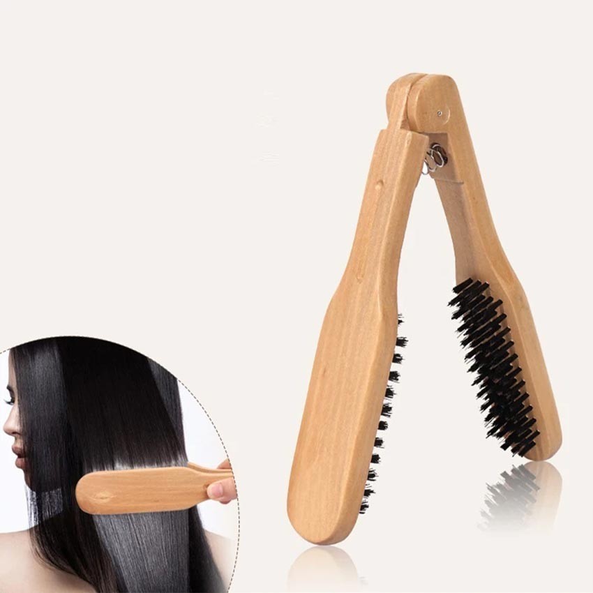 Sisir Catok Kayu / Sisir Pelurus Rambut Tanpa Listrik