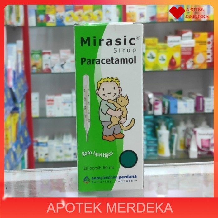 mirasic sirup 60 ml / mirasik parasetamol syrup
