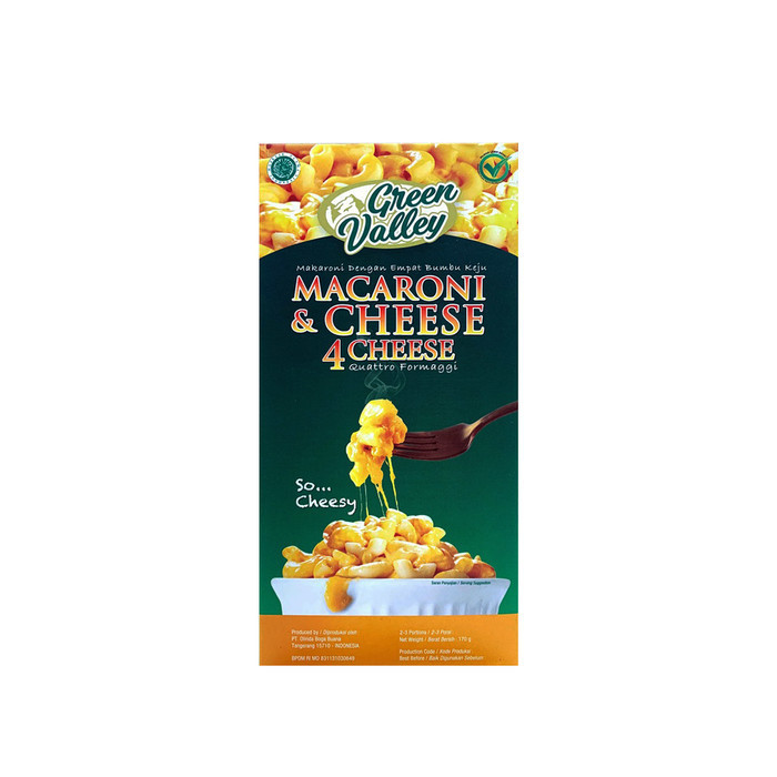 

Green Valley Macaroni & Cheese Quattro Formanggi 170Gr