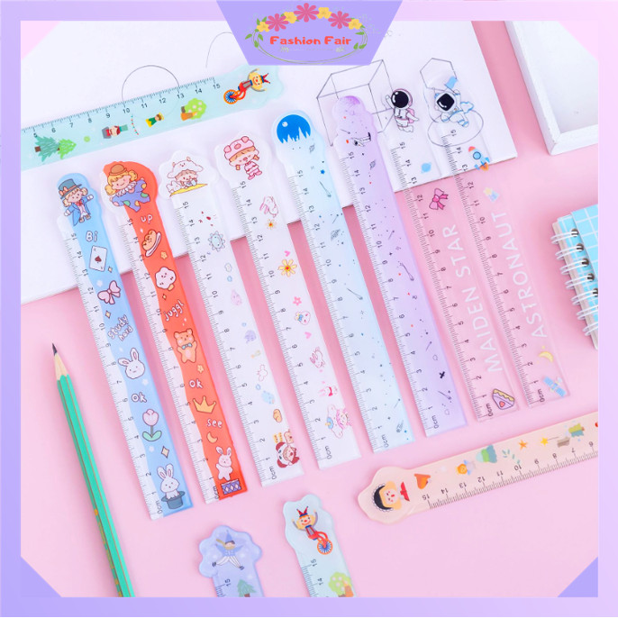 

FASHION FAIR S6069 Penggaris Lucu 15 Cm / Penggaris Plastik Funny Karakter / Penggaris Sekolah Kantor / Penggaris Bermotif Lucu