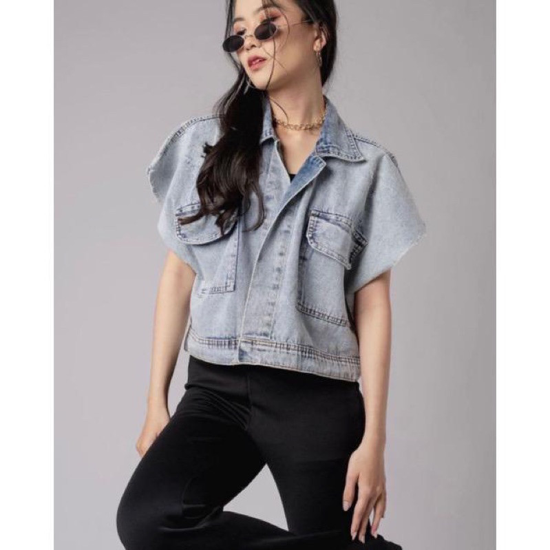 BEFAST - ZFS FASHION JAKET WANITA BILA / CASSANDRA JACKET ROMPI OVERSIZE / Fashion Wanita Jaket Ala 