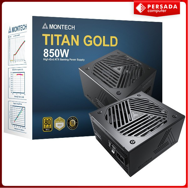 Montech Titan 850W | 1000W | 1200W 80+ GOLD Cybernetic Full Modular