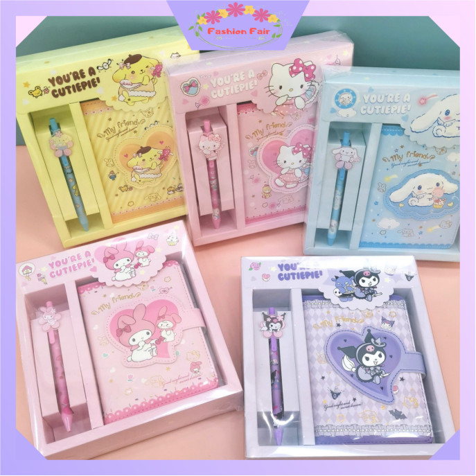 

FASHION FAIR - S6314 Buku Tulis Magnet 2 in 1 / Diary Book 2 in 1 Motif Karakter / Pena Lucu Motif Karakter / Buku Memo Cute Anak Sekolah