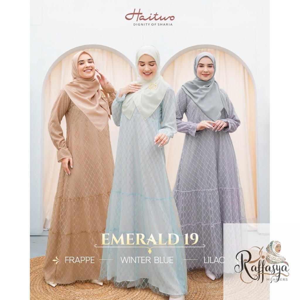 Diskon Emerald 019 GAMIS HAITWO Original Brand